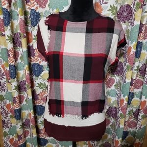 Postmate by Anthropologie colorblock shirt